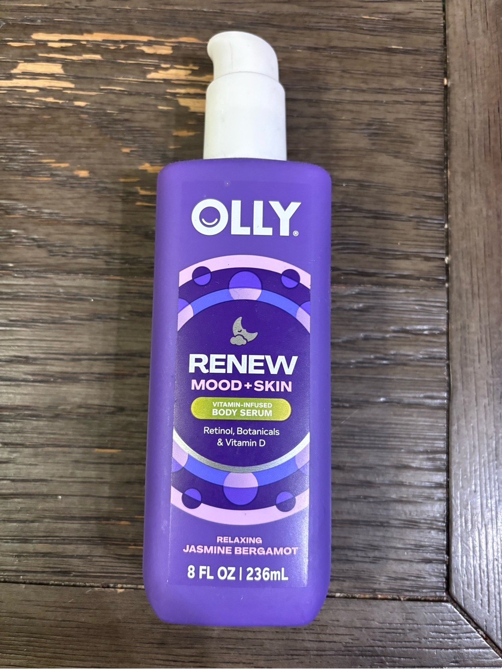 Olly Renew Mood + Skin Jasmine Bergamot Body Serum - Purple